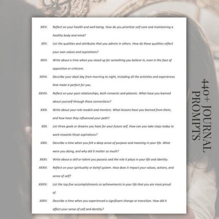 Transformative Journaling Prompts for Healing and Growth