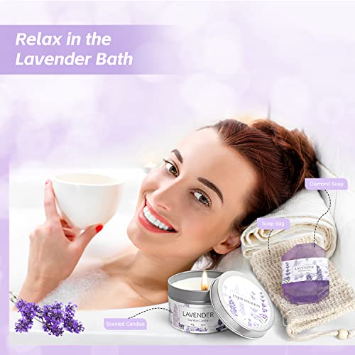 Lavender Spa Gifts Set, 11 Pcs Bath Gift Set for W... - Image 6