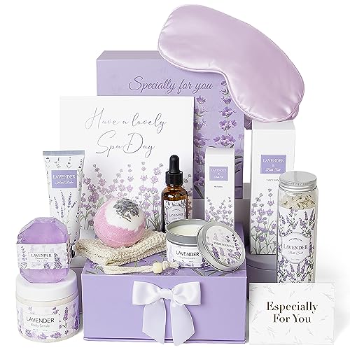Lavender Spa Gifts Set, 11 Pcs Bath Gift Set for W... - Image 2